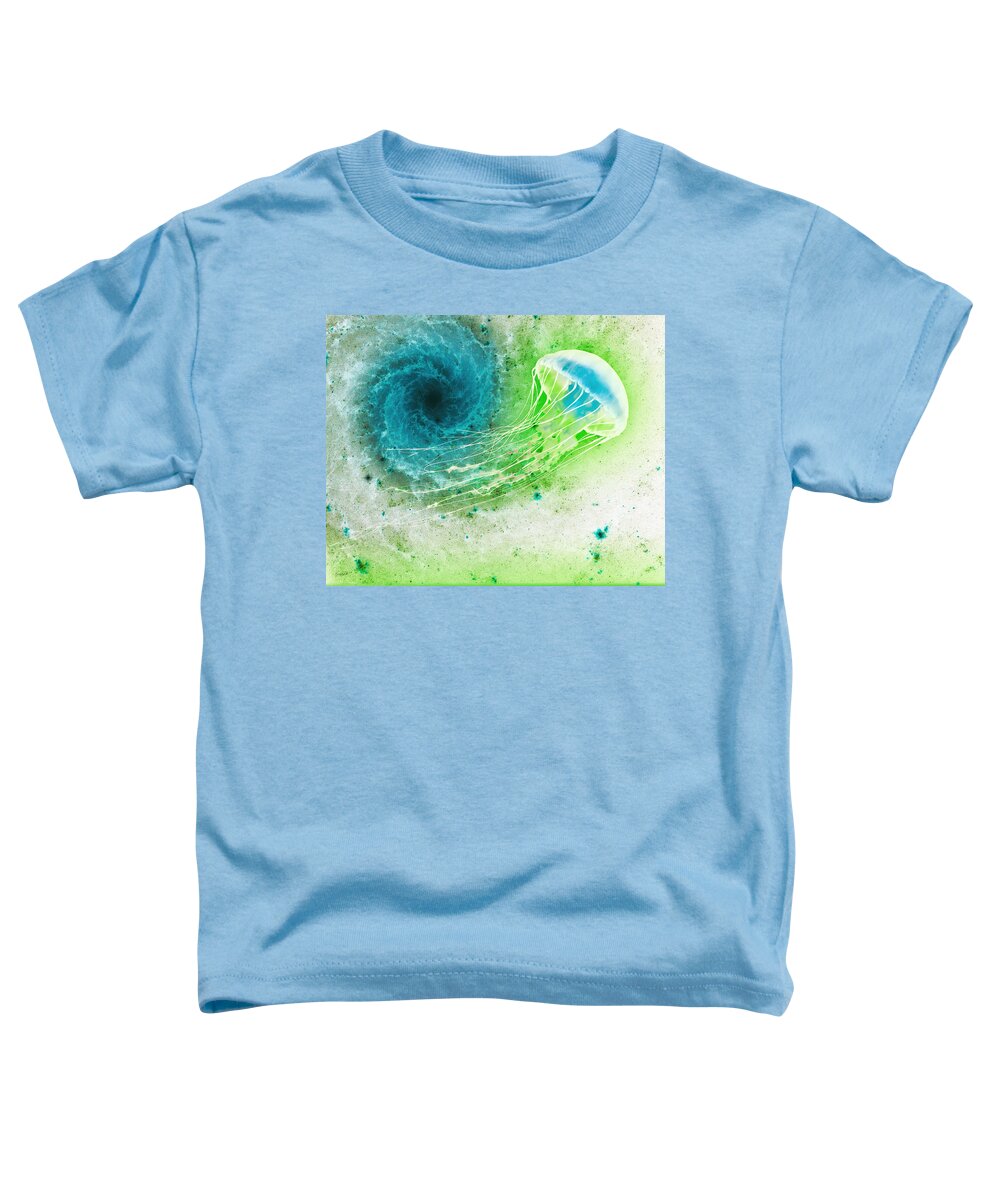 Jellyfish Toddler T-Shirt featuring the photograph Space Jellyfish by Bruce Block