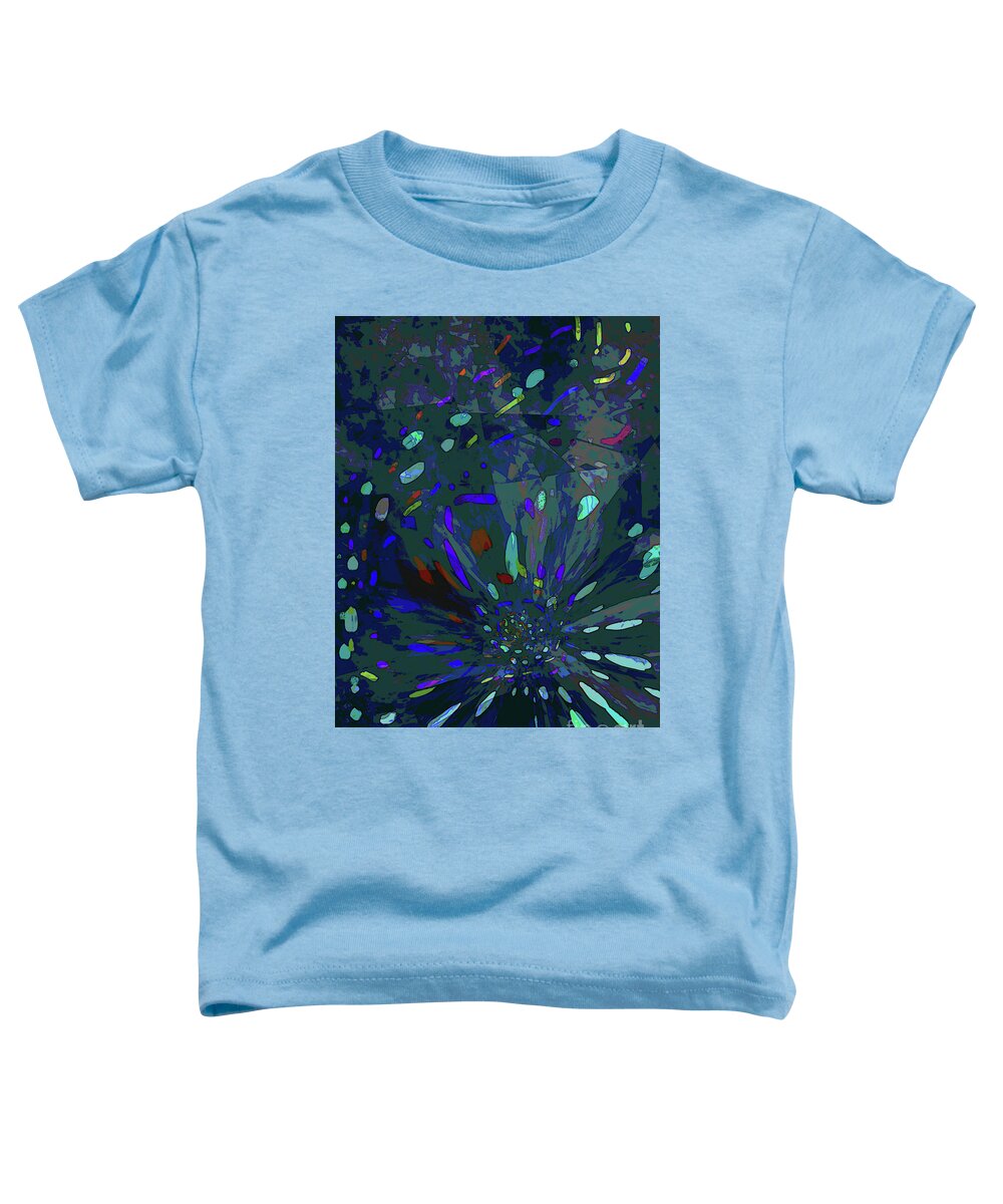 Star Toddler T-Shirt featuring the digital art Starburst by Mimulux Patricia No