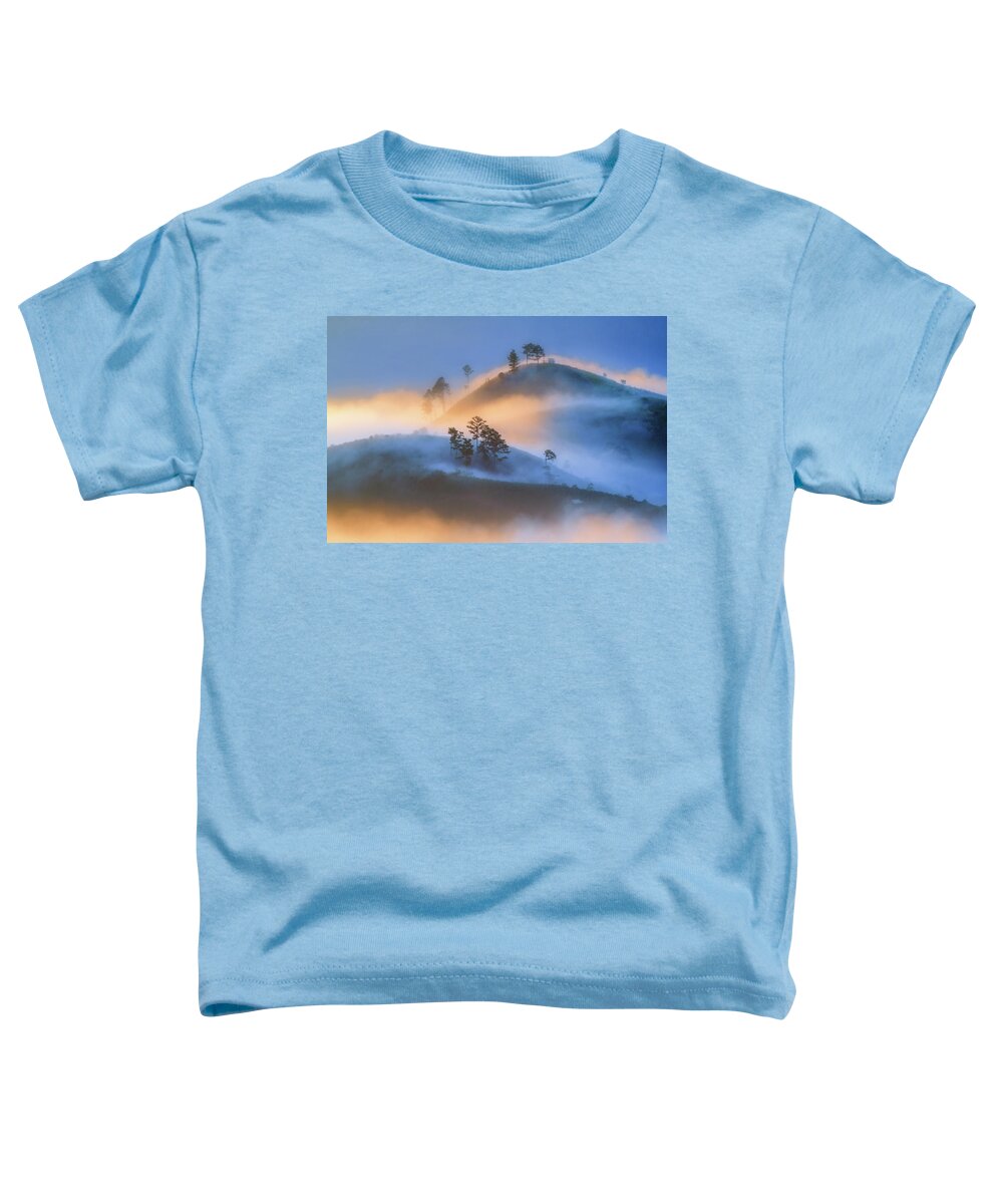 Spring Toddler T-Shirt featuring the photograph Symphony Of Light And Fog by Khanh Bui Phu