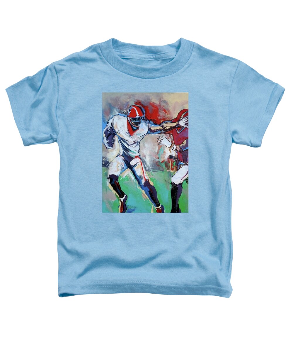 Seal The Deal Toddler T-Shirt featuring the painting The Deal by John Gholson