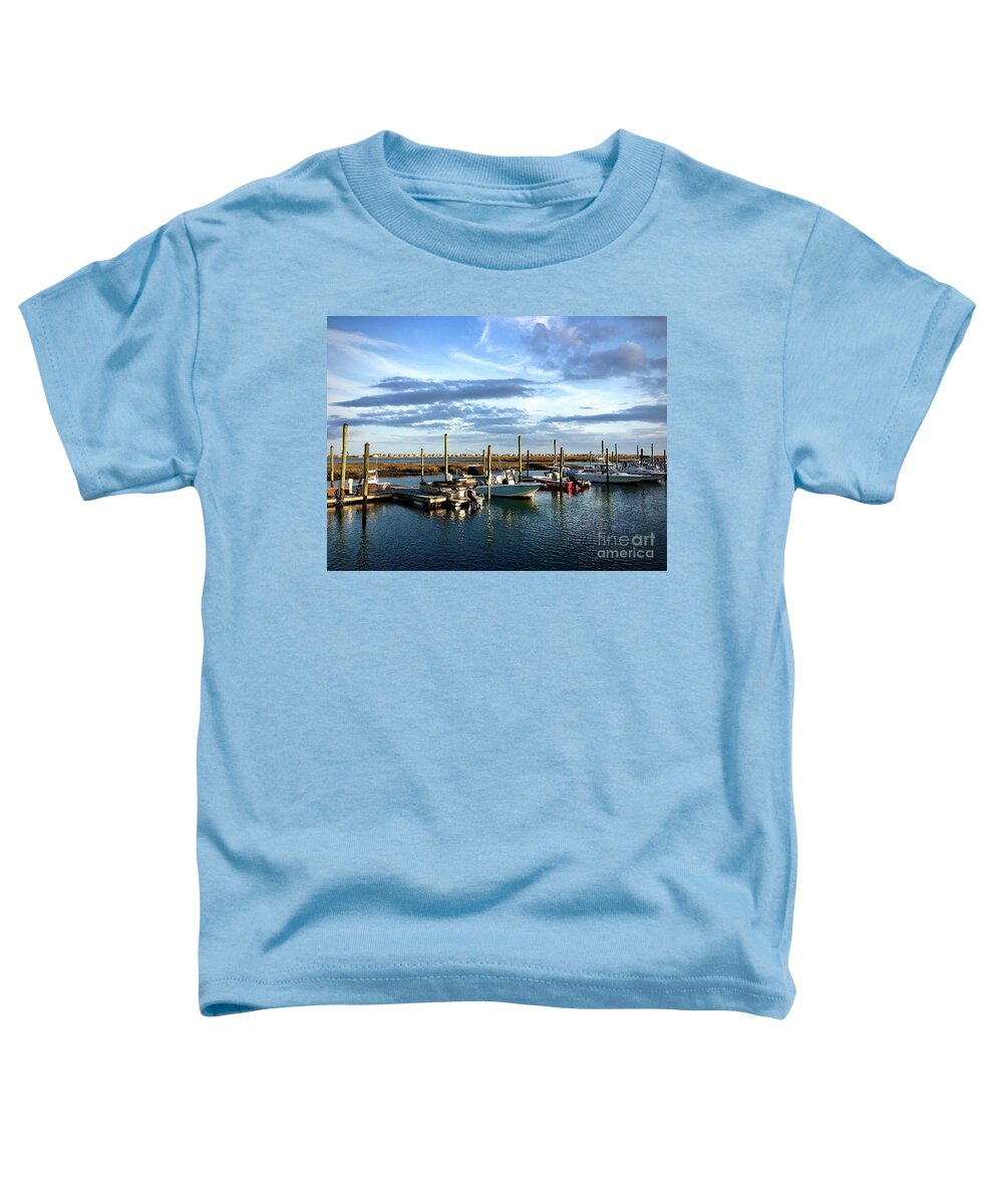 Murrells Inlet Toddler T-Shirt featuring the photograph The Marsh Walk by Eunice Warfel
