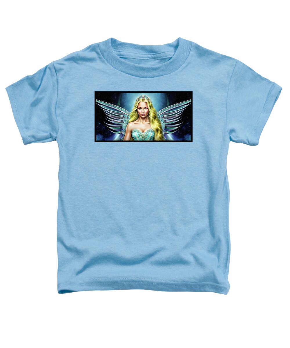 Healer Toddler T-Shirt featuring the digital art The Prom Queen by Shawn Dall