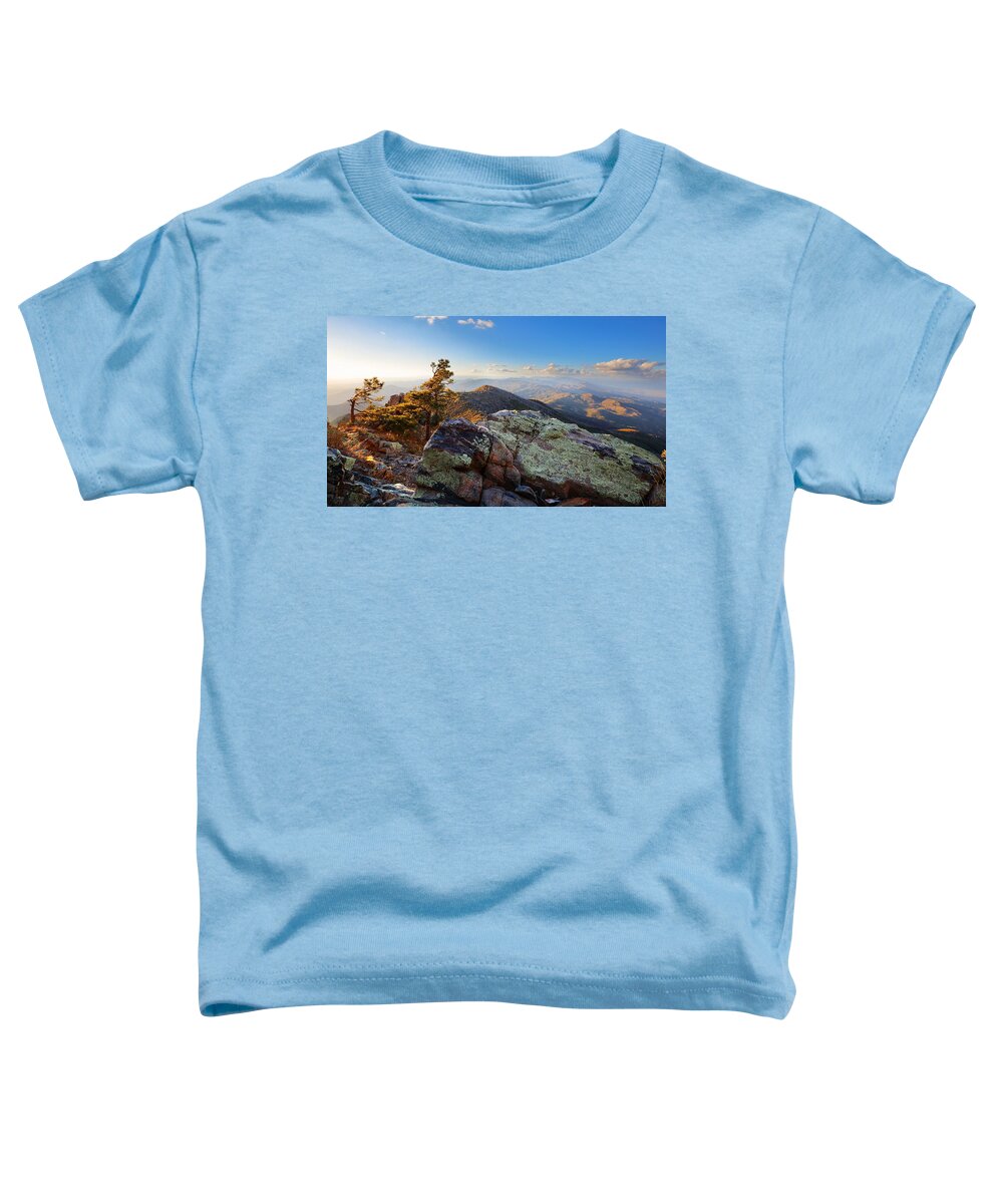 Arizona Toddler T-Shirt featuring the photograph Strong Winds Here Blow Lonely by Hans Brakob