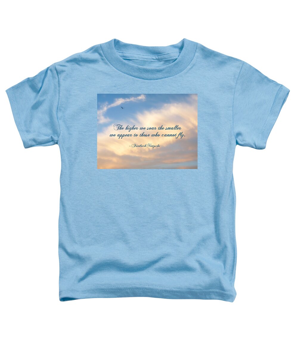 Skyscapes Toddler T-Shirt featuring the photograph To Soar by Judy Kennedy