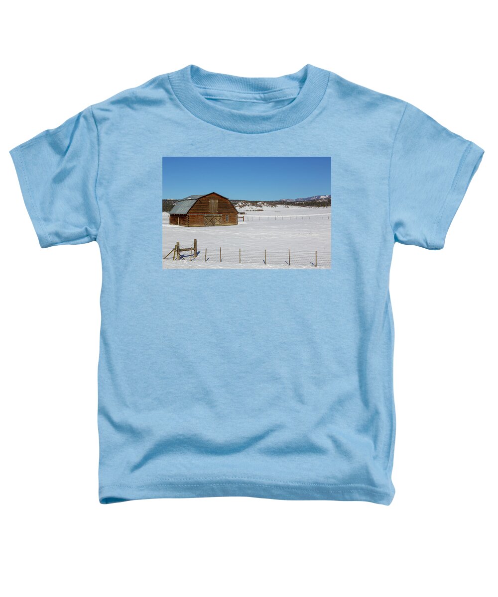 Winter Toddler T-Shirt featuring the photograph Unspoiled Beauty by Steve Templeton