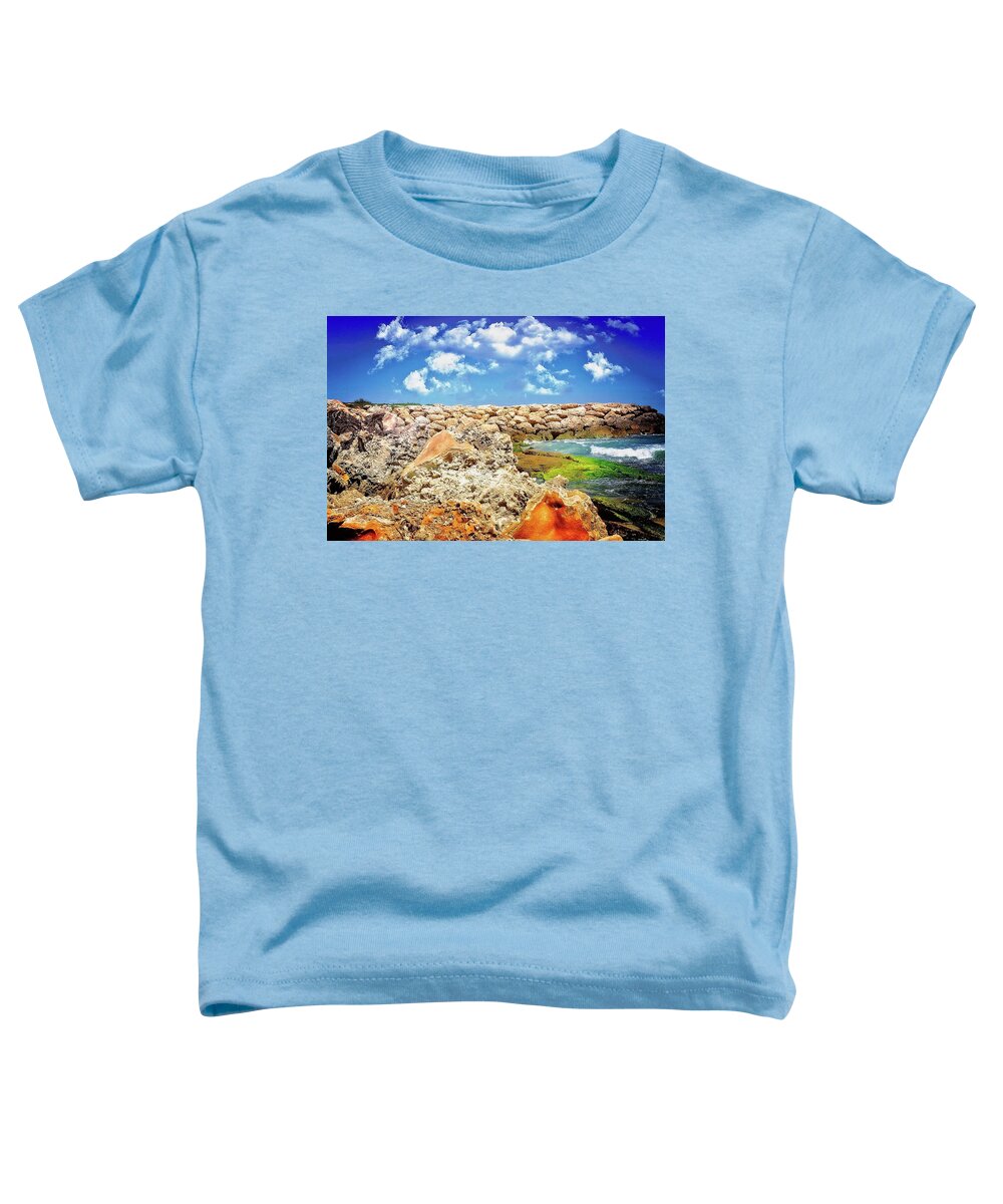 Sea Toddler T-Shirt featuring the digital art Vivid Ocean by Michelle Liebenberg