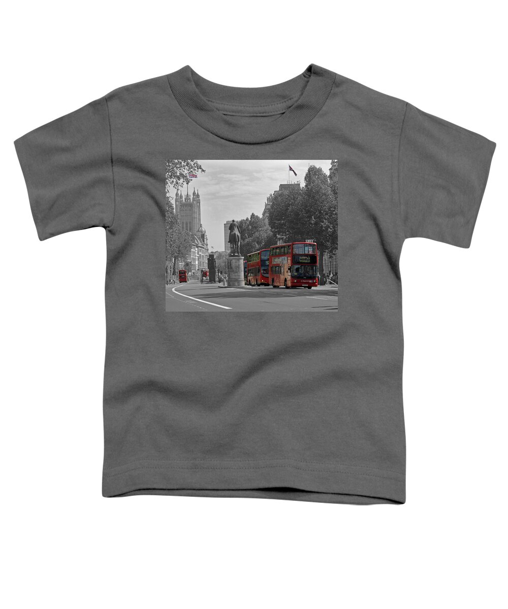 London Toddler T-Shirt featuring the photograph Routemaster London Buses by Tony Murtagh