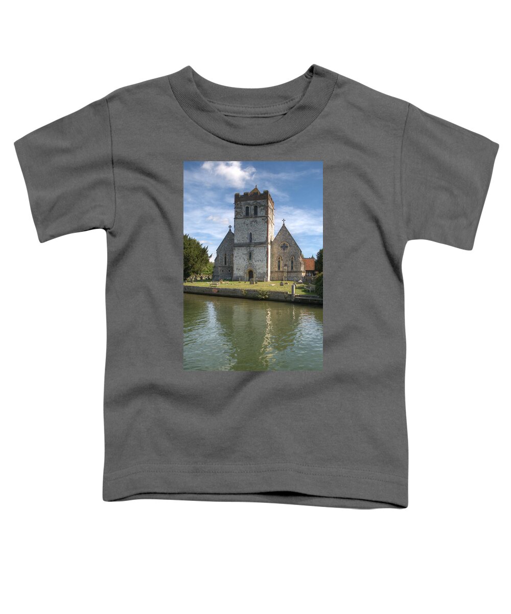 Bisham Church Toddler T-Shirt featuring the photograph Bisham Church #1 by Chris Day