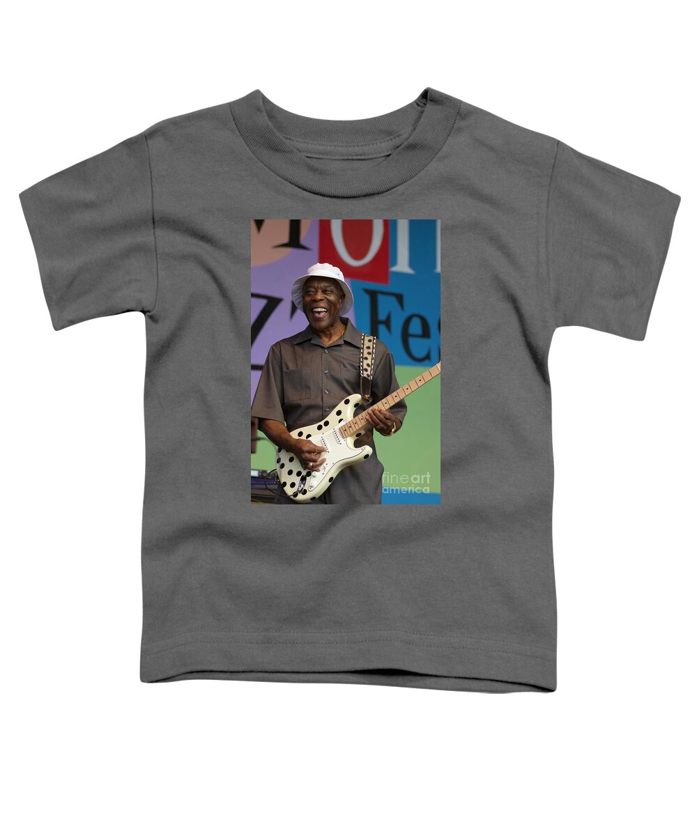 Jazz Toddler T-Shirt featuring the photograph Buddy Guy Smiling #1 by Craig Lovell