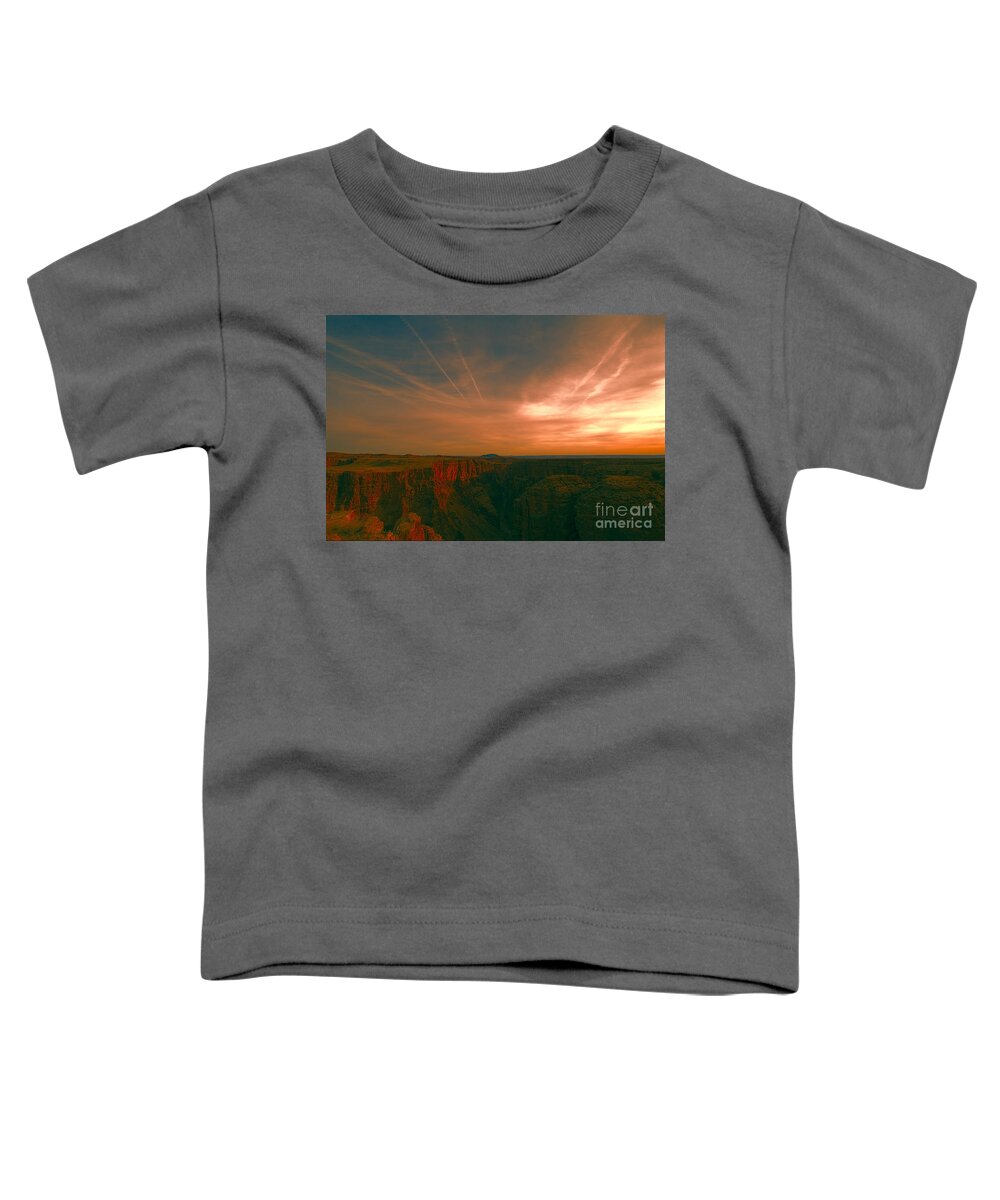 Color Toddler T-Shirt featuring the photograph Color of the Grand Canyon South Rim V8 #1 by Douglas Barnard