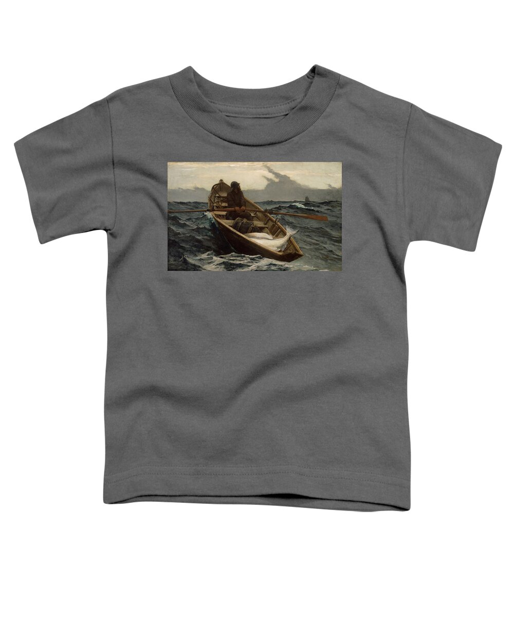 Fog Warning Toddler T-Shirt featuring the photograph The Fog Warning #1 by Winslow Homer