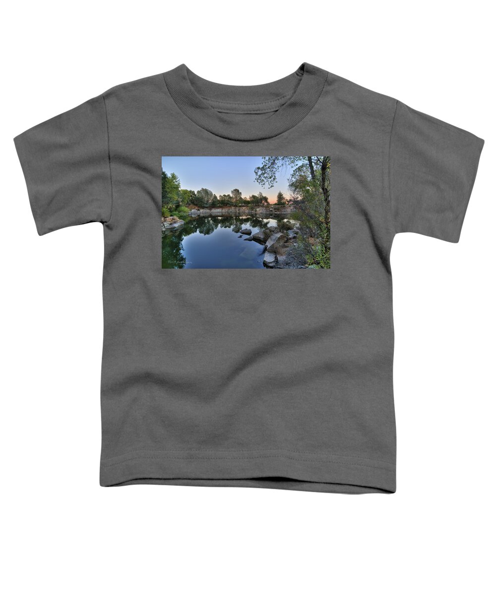 California Toddler T-Shirt featuring the photograph The Quinn Quarry #1 by Jim Thompson