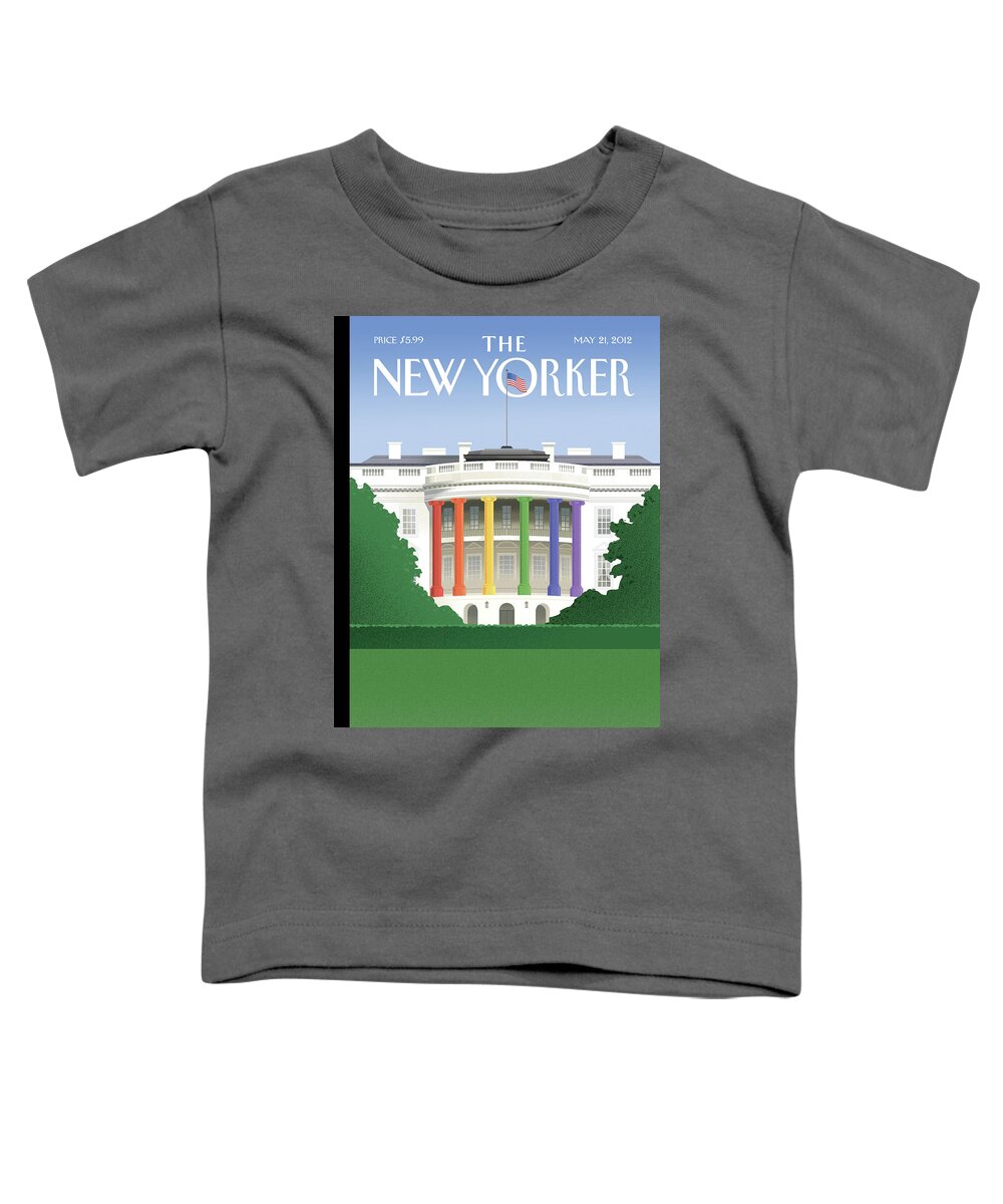 President Toddler T-Shirt featuring the painting Spectrum of Light by Bob Staake