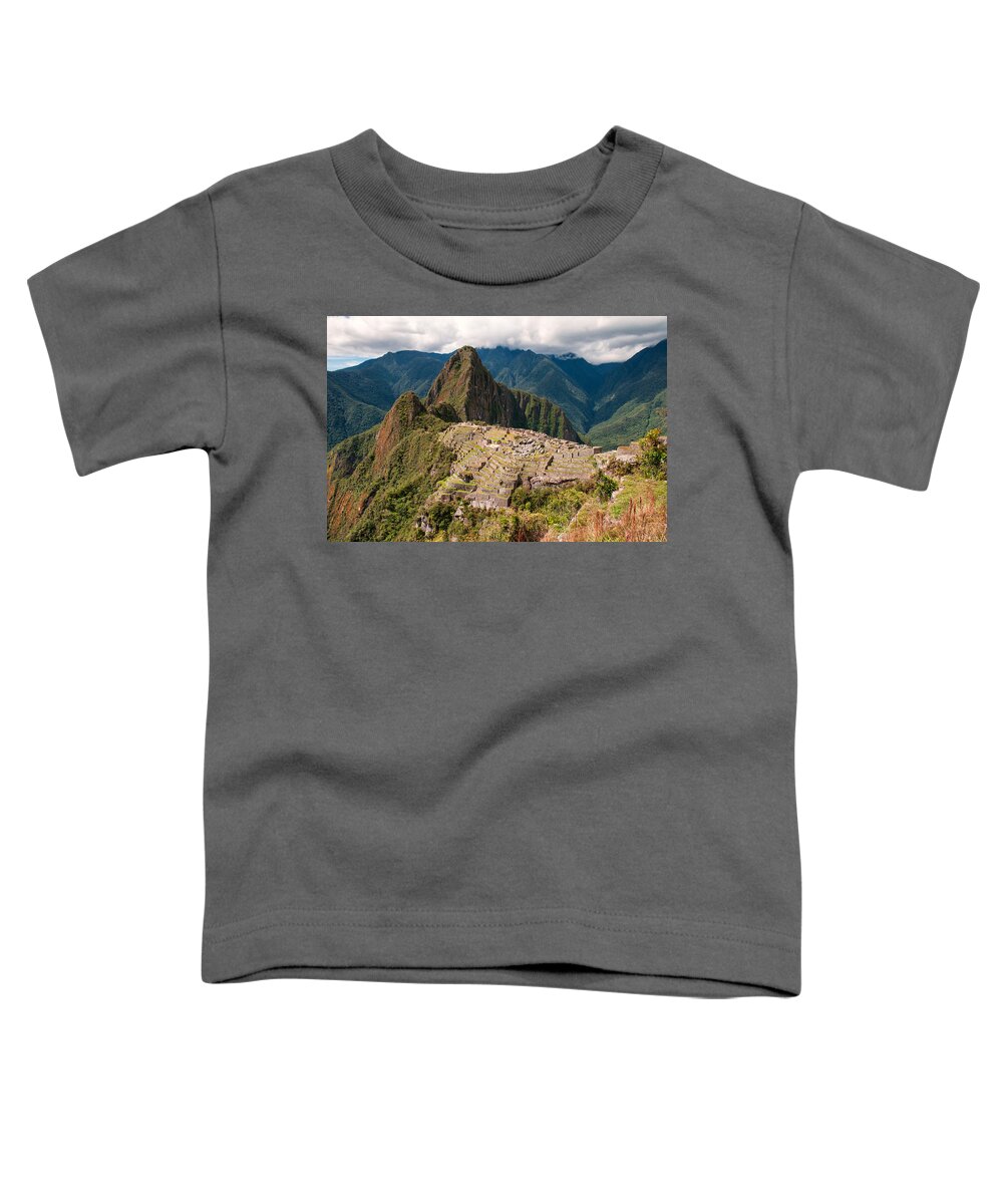 Aguas Calientes Toddler T-Shirt featuring the photograph Machu Picchu #13 by U Schade