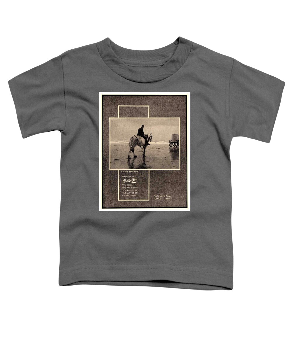 1918 Toddler T-Shirt featuring the digital art 1918 - Wellington Photographic Company Advertisement by John Madison