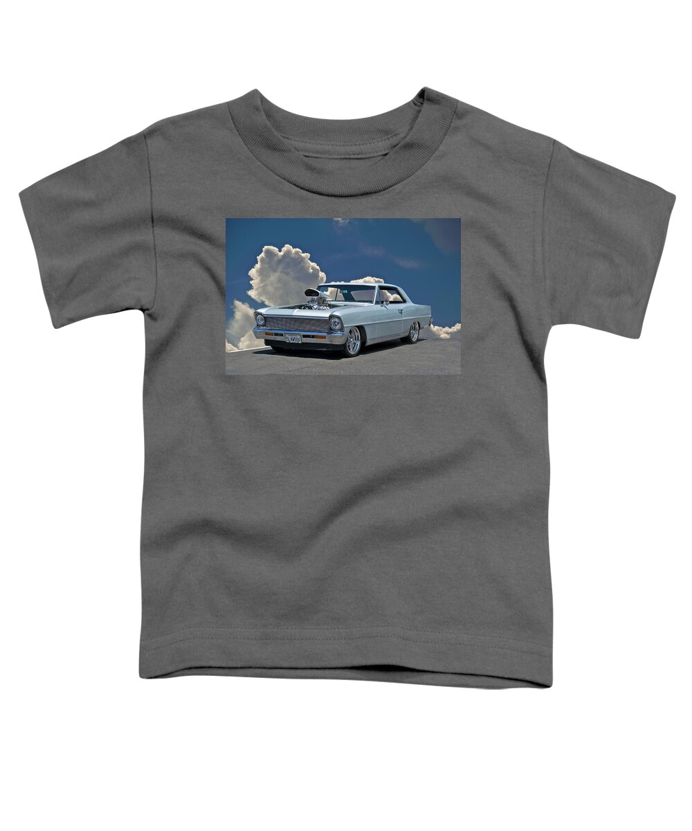 Alloy Toddler T-Shirt featuring the photograph 1967 Chevrolet Nova by Dave Koontz