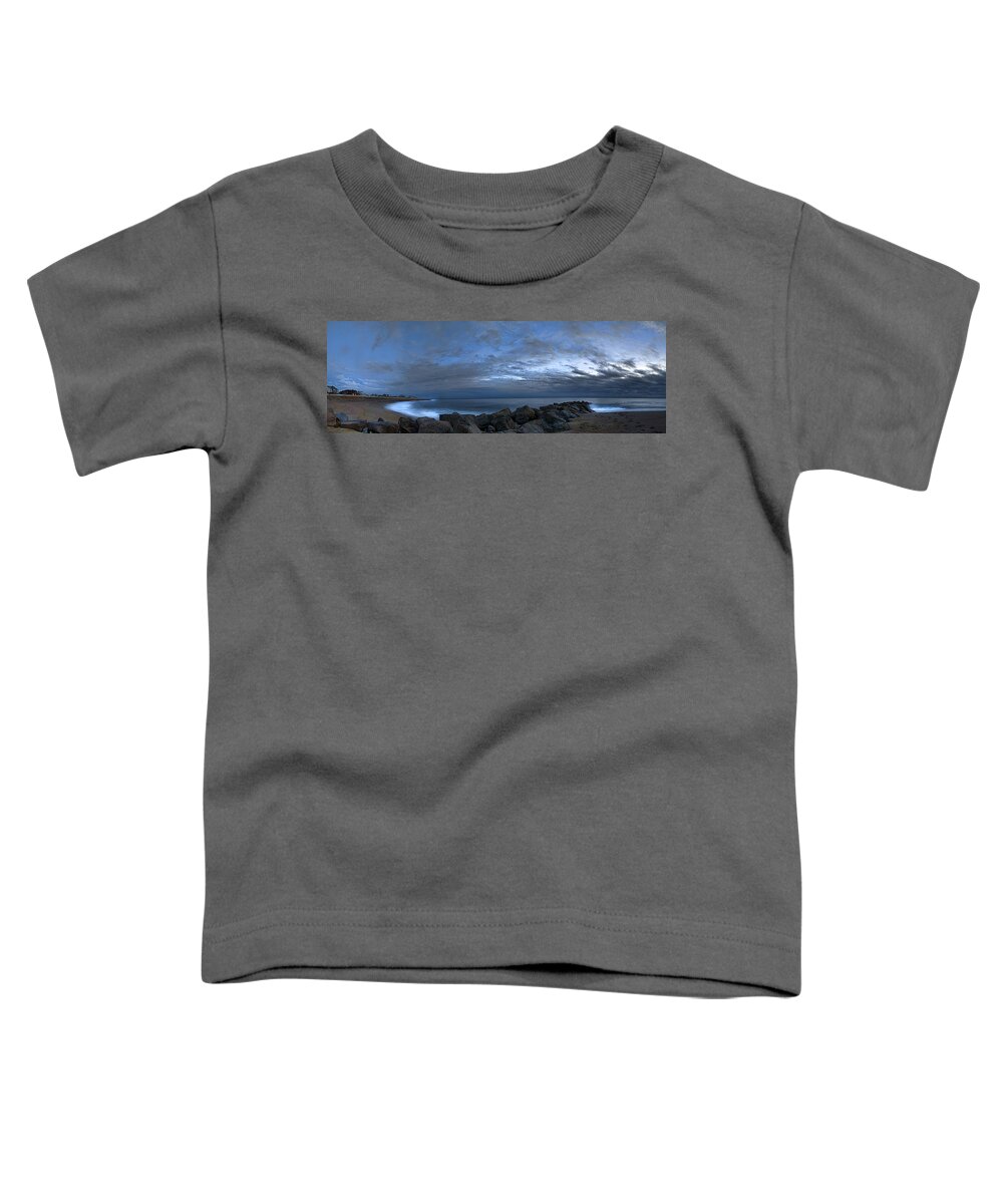 Panoramic Toddler T-Shirt featuring the photograph Plum Island #2 by Rick Mosher