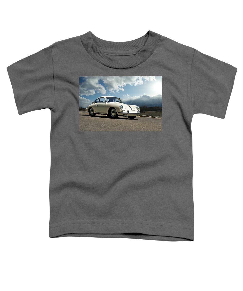 Auto Toddler T-Shirt featuring the photograph Porsche 356 Coupe by Dave Koontz
