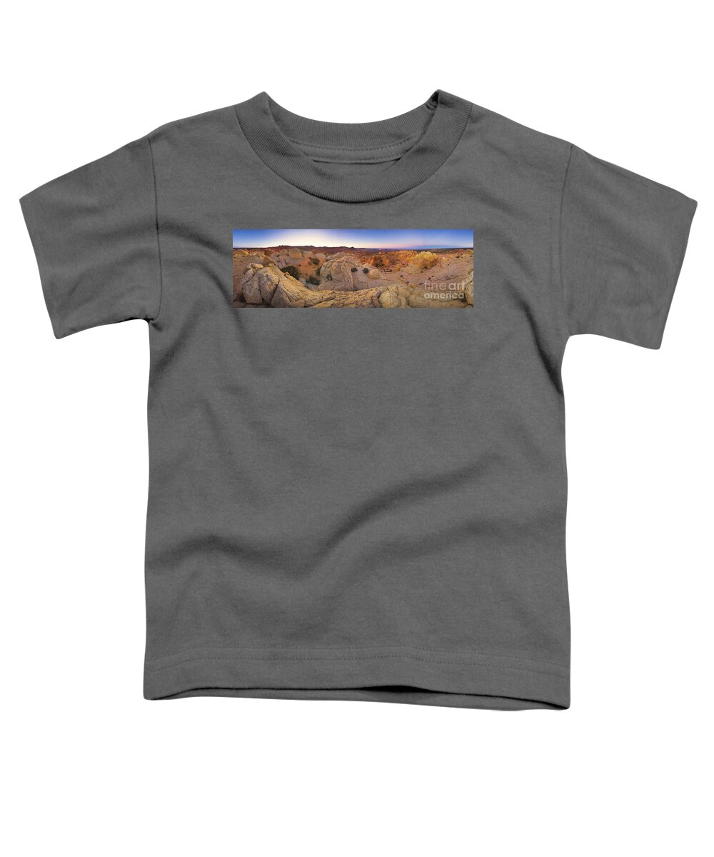 00431239 Toddler T-Shirt featuring the photograph Sandstone Formations Coyote Buttes by Yva Momatiuk John Eastcott
