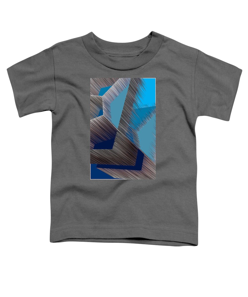 3d Toddler T-Shirt featuring the digital art 3D Abstract 10 by Angelina Tamez