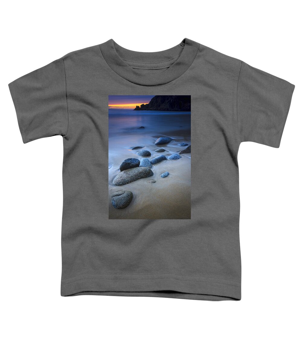 Seascape Toddler T-Shirt featuring the photograph Campelo Beach Galicia Spain by Pablo Avanzini