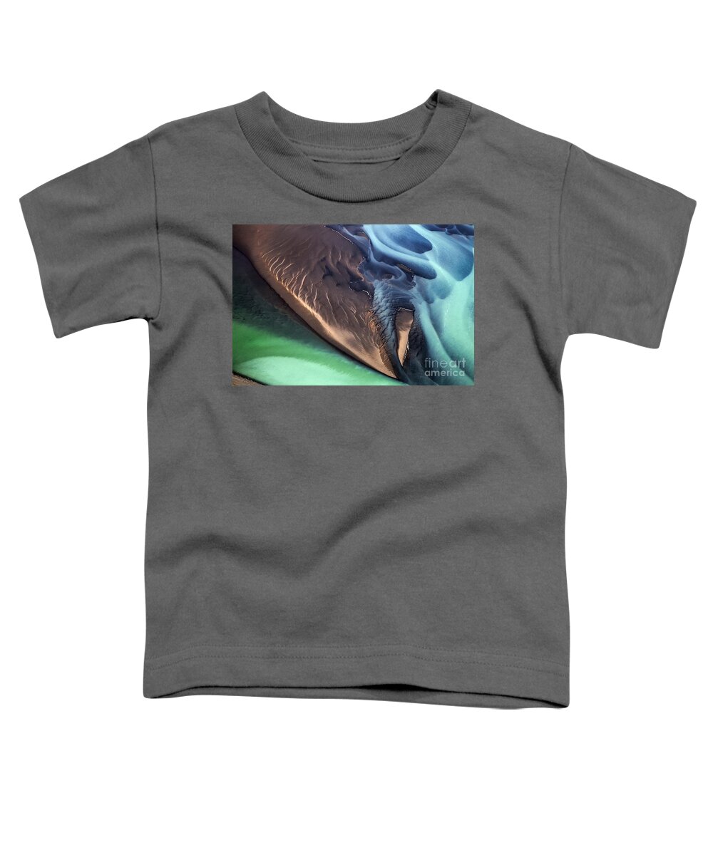 Aerial Photo Toddler T-Shirt featuring the photograph Iceland Aerial Photo #30 by Gunnar Orn Arnason