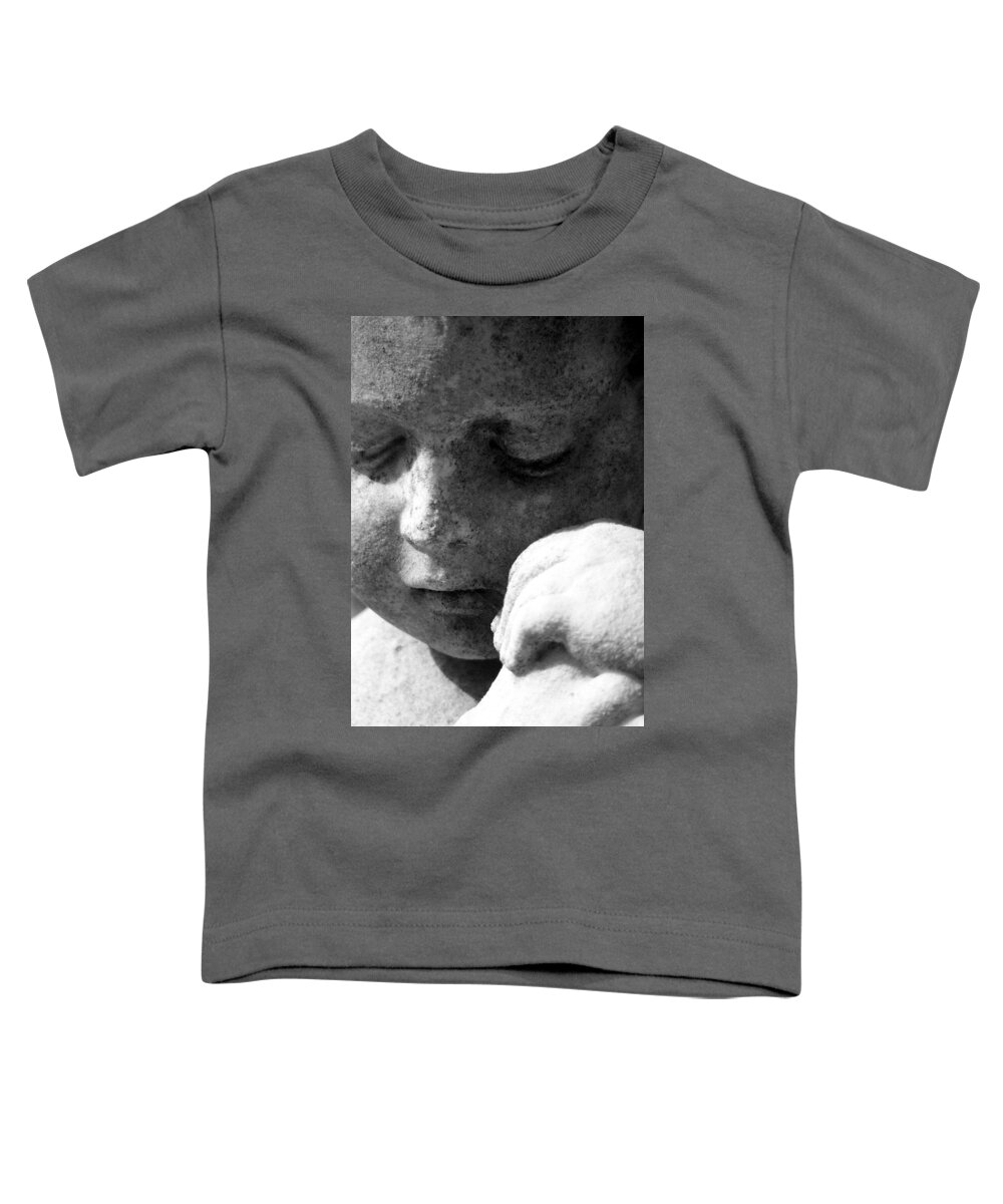 Statue Toddler T-Shirt featuring the photograph A Peaceful Sleep by Max Mullins