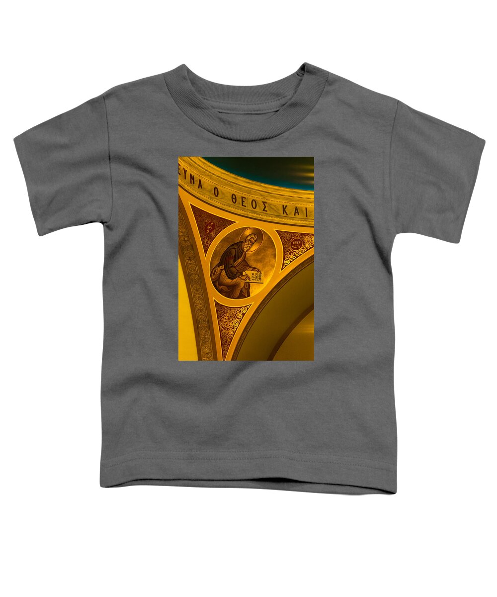 1948 Toddler T-Shirt featuring the photograph A Small Corner of St Sophia by Ed Gleichman