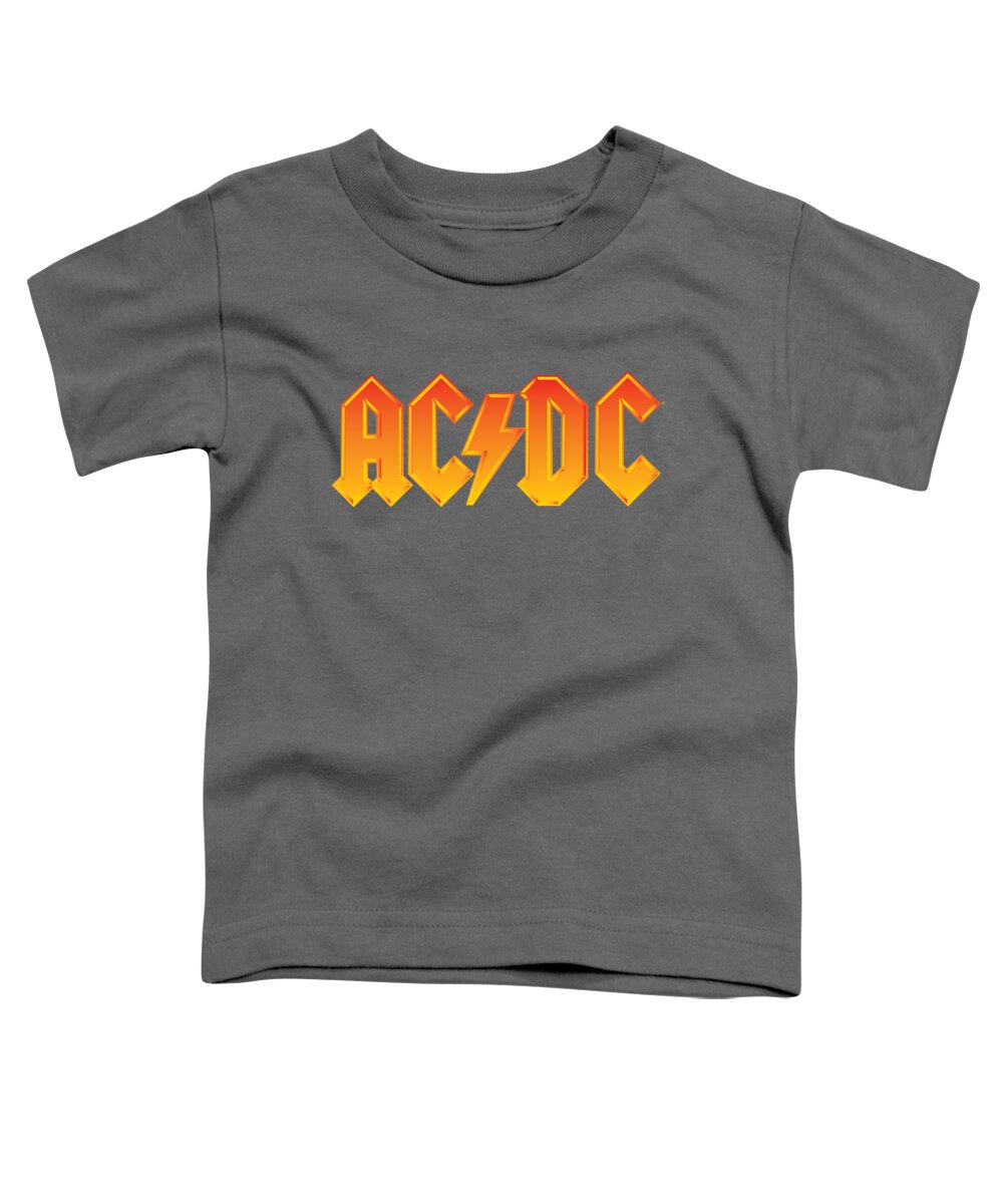 Celebrity Toddler T-Shirt featuring the digital art Acdc - Logo by Brand A