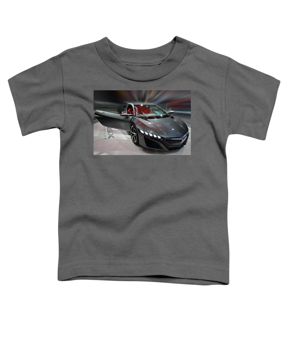 Acura Toddler T-Shirt featuring the photograph Acura NSX Concept 2013 by Dragan Kudjerski