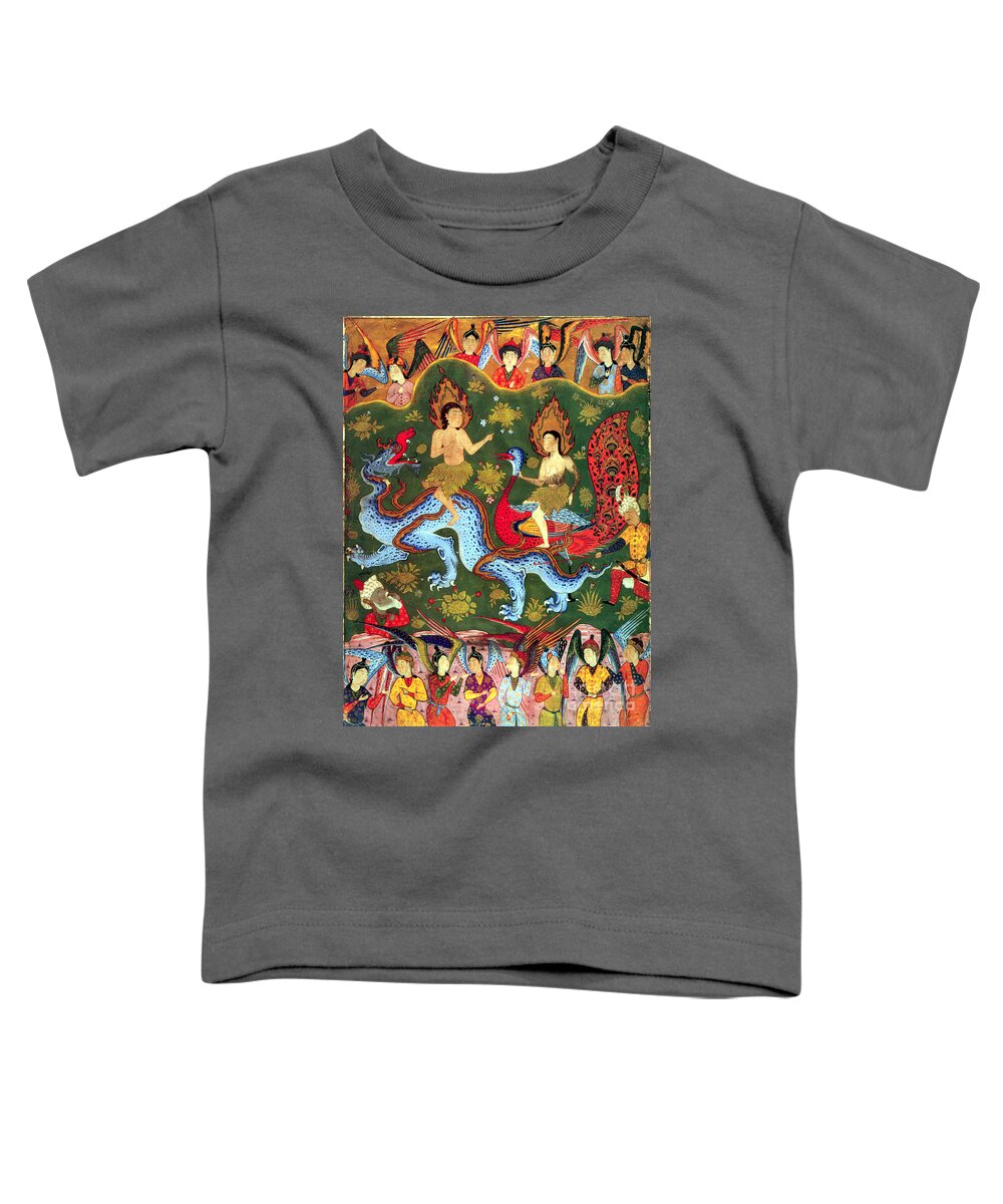 Religion Toddler T-Shirt featuring the photograph Adam And Eve Cast From The Garden by Photo Researchers
