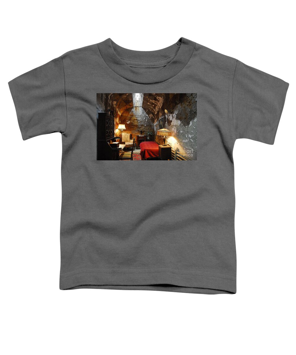 Prison Toddler T-Shirt featuring the photograph Al Capone's Cell by Cindy Manero