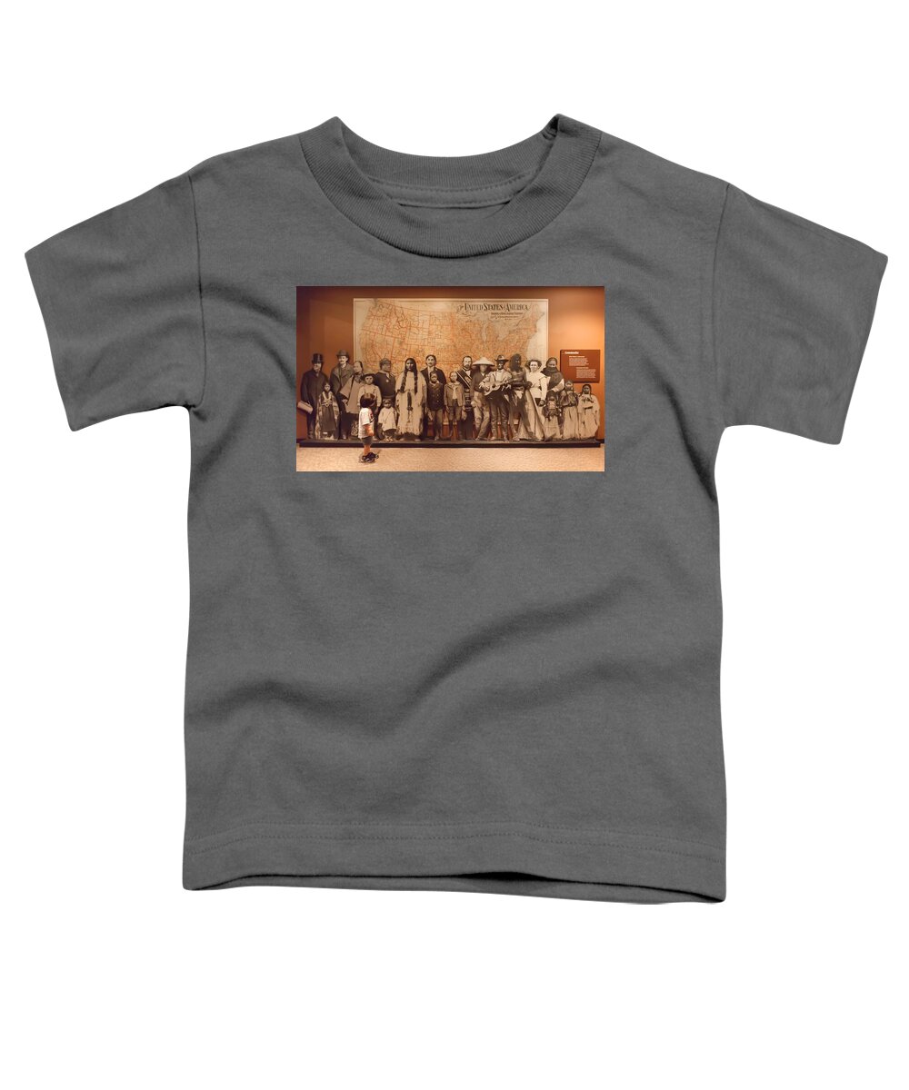 Gene Autry Museum Toddler T-Shirt featuring the photograph America the Beautiful by Ram Vasudev