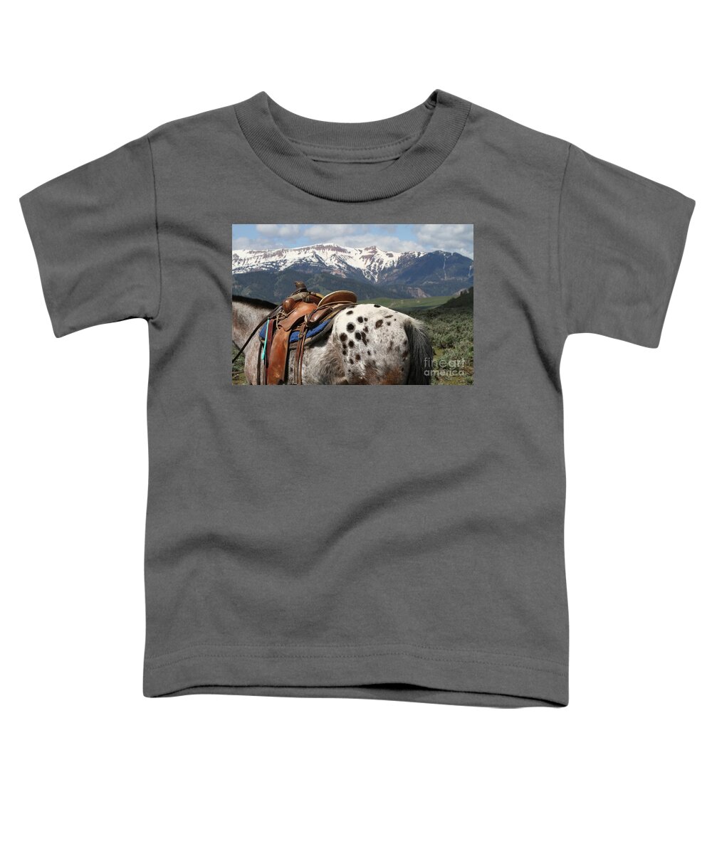 Appaloosa Toddler T-Shirt featuring the photograph Appaloosa by Edward R Wisell