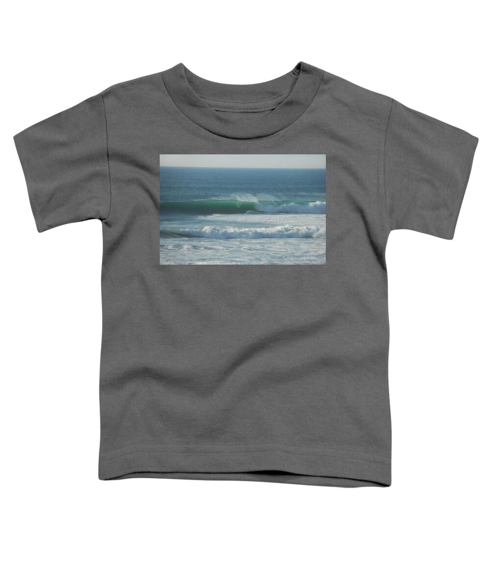 Ocean Toddler T-Shirt featuring the photograph Aqua Velvet by Donna Blackhall