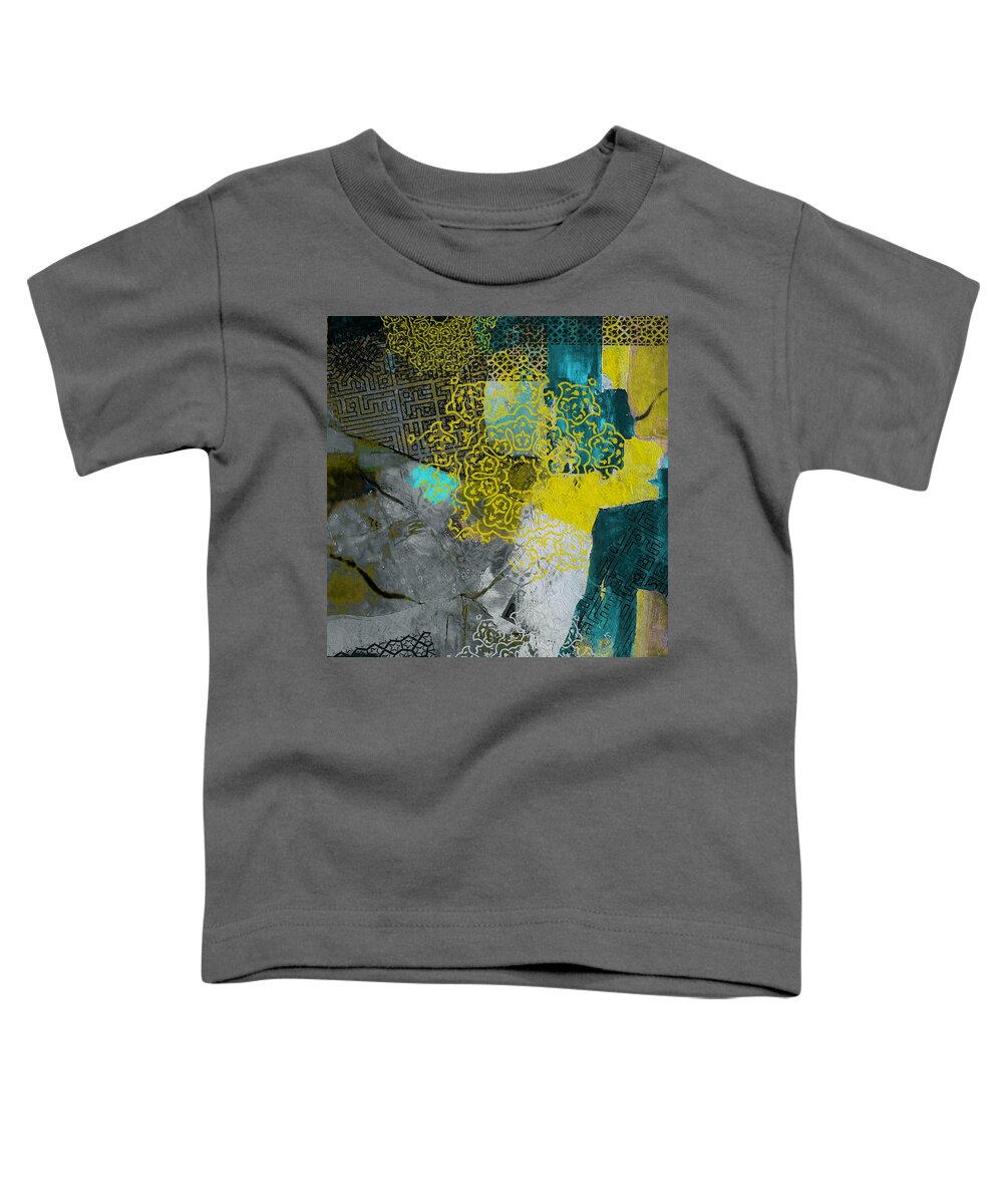 Dubai Expo 2020 Toddler T-Shirt featuring the painting Arabic Motif 4B by Corporate Art Task Force