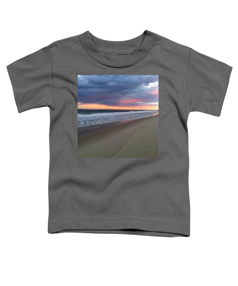 Sunset Toddler T-Shirt featuring the photograph Beach Dreamin' by Aaron Martens