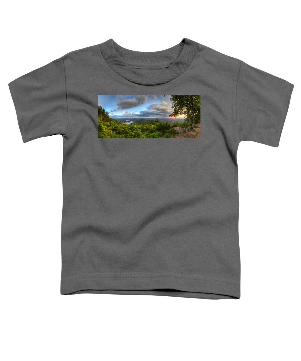 Appalachia Toddler T-Shirt featuring the photograph Blue Ridge Mountains Panorama by Debra and Dave Vanderlaan