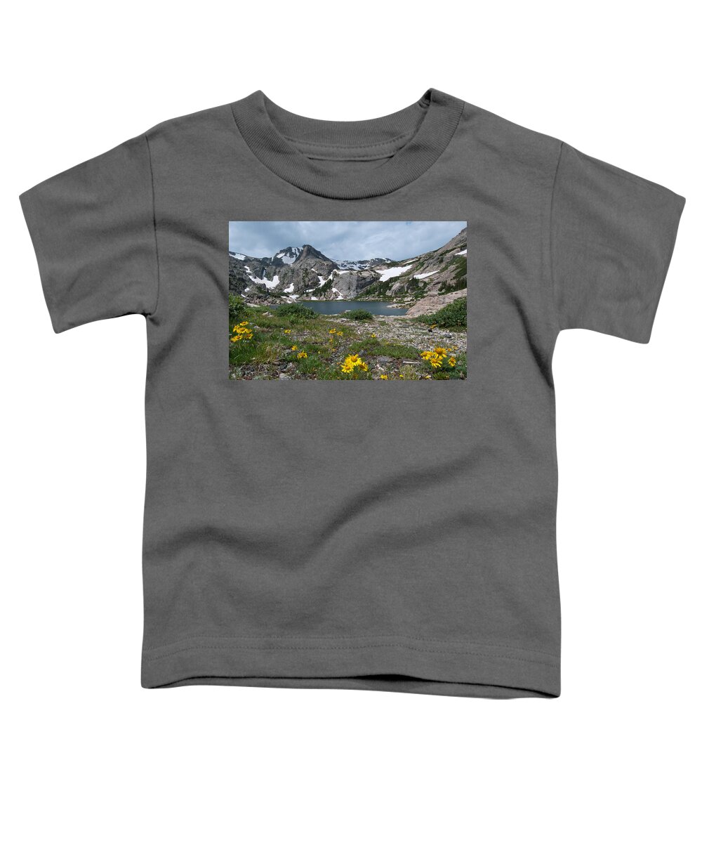 Photograph Toddler T-Shirt featuring the photograph Bluebird Lake - Colorado by Cascade Colors