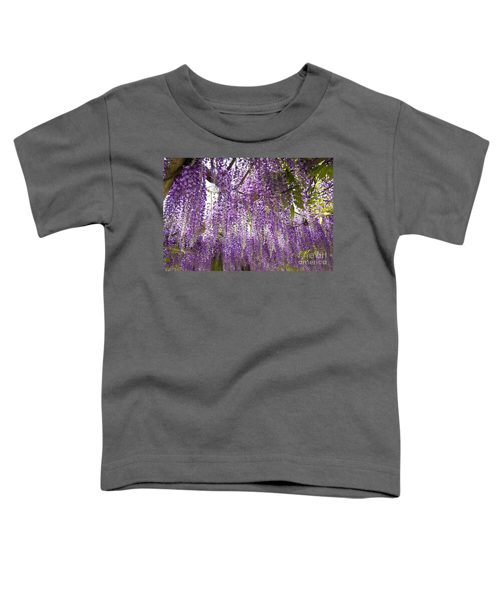 Nature Toddler T-Shirt featuring the photograph Bluerain Blossom by Heiko Koehrer-Wagner