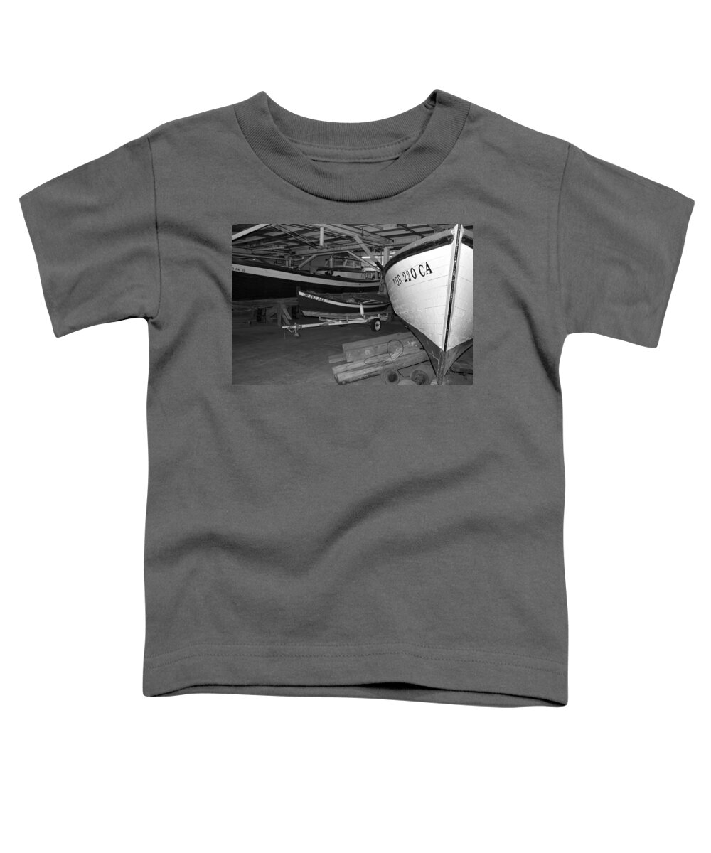 Pier 39 Toddler T-Shirt featuring the photograph Boats at Pier 39 by Cathy Anderson