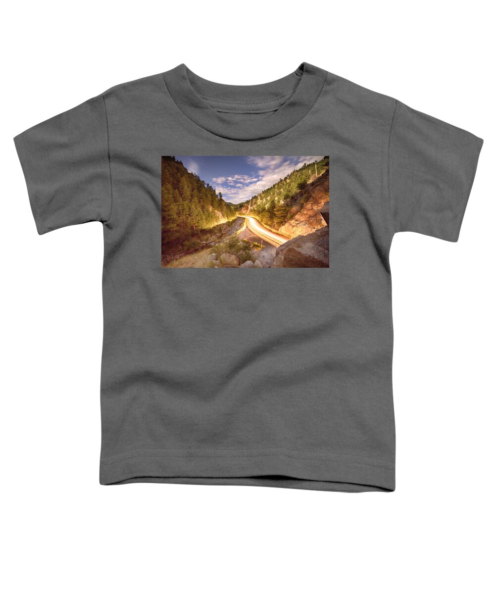Night Toddler T-Shirt featuring the photograph Boulder Canyon Dreamin by James BO Insogna