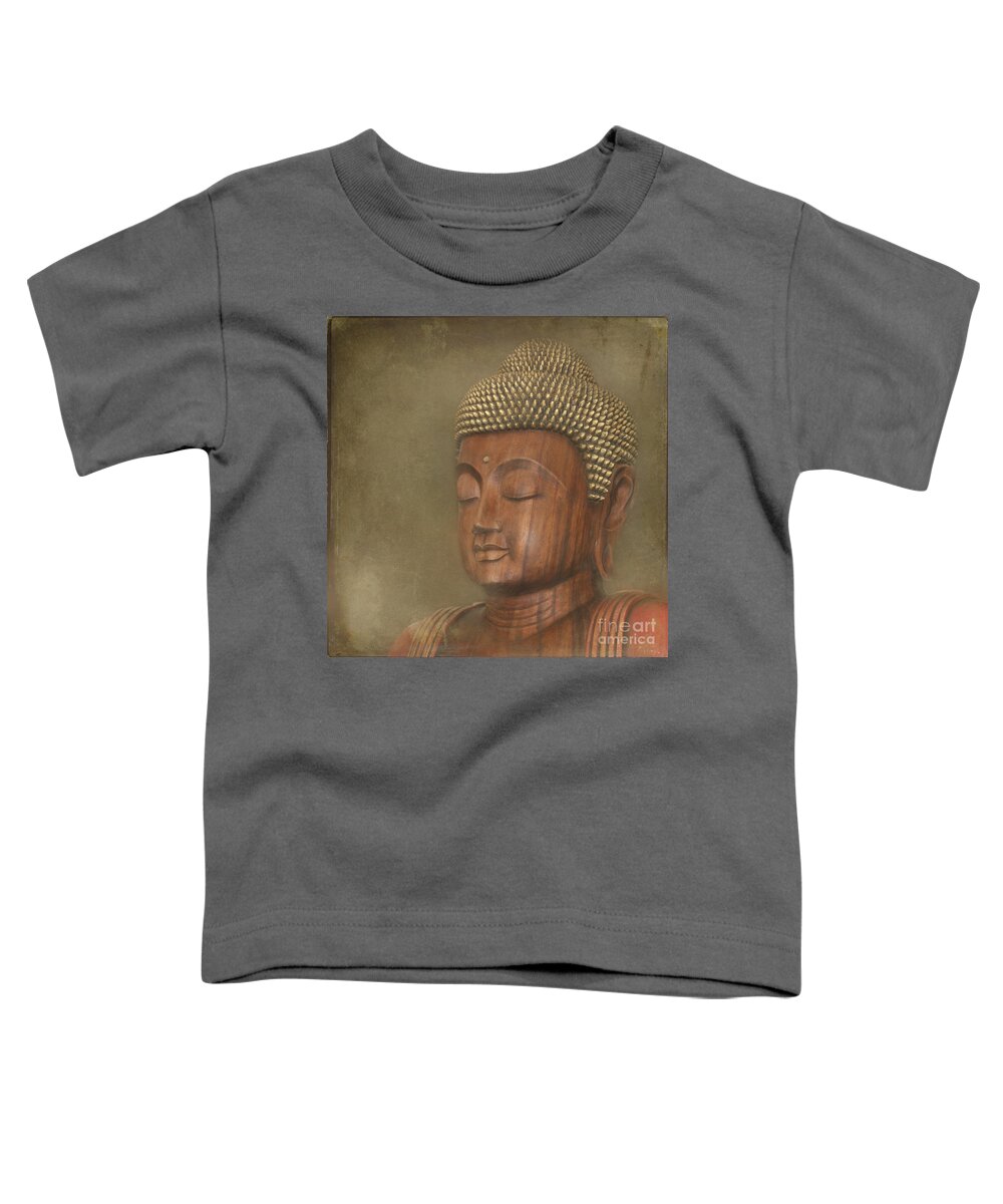 Aloha Toddler T-Shirt featuring the photograph Buddha by Sharon Mau