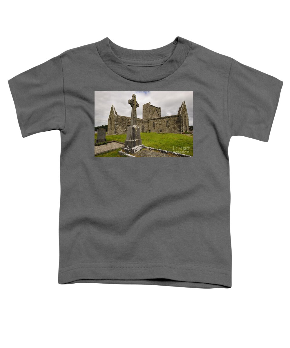 County Mayo Toddler T-Shirt featuring the photograph Burrishoole Friary, Ireland by John Shaw