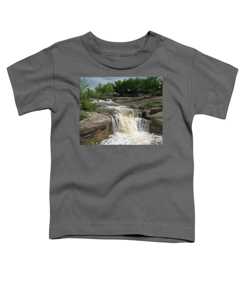 Butcher Falls Toddler T-Shirt featuring the photograph Butcher Falls by Keith Stokes
