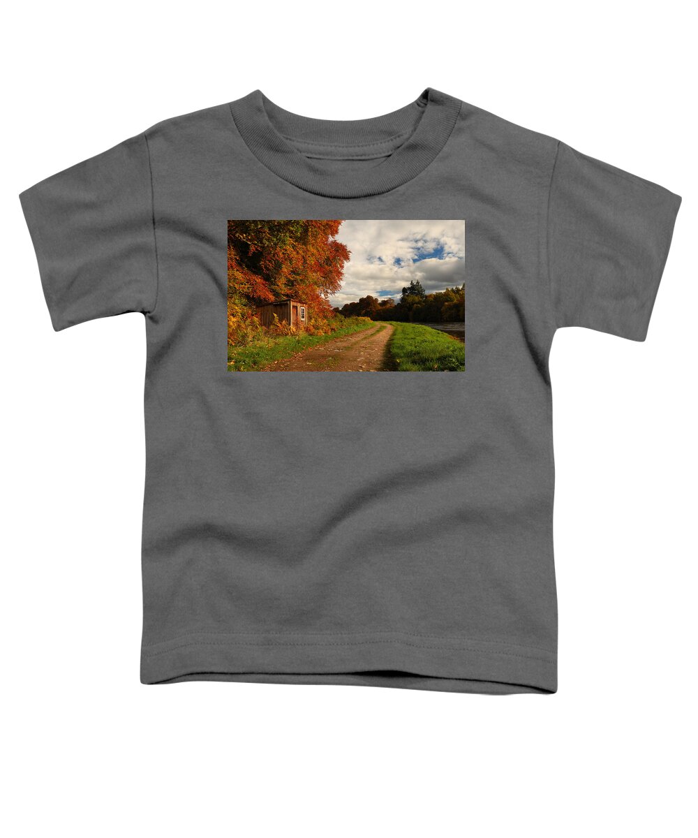 By The River Beauly Toddler T-Shirt featuring the photograph By the River Beauly by Gavin Macrae