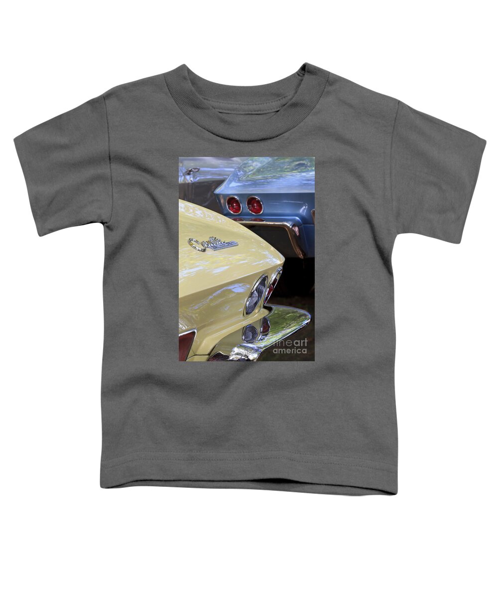 Chevrolet Toddler T-Shirt featuring the photograph C2's by Dennis Hedberg
