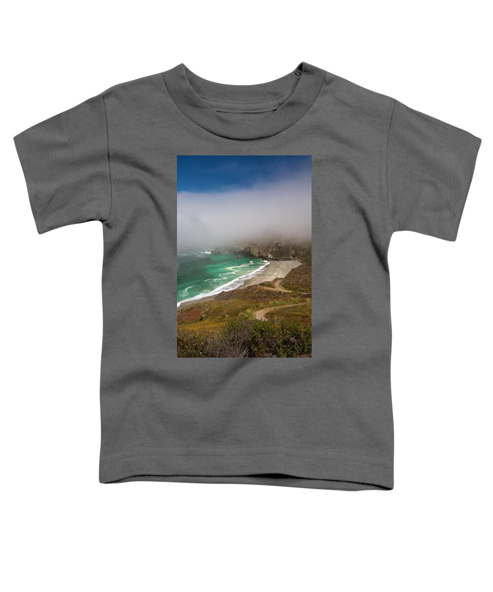 Monterey Toddler T-Shirt featuring the photograph Cabrillo Sea Fog by David Beebe