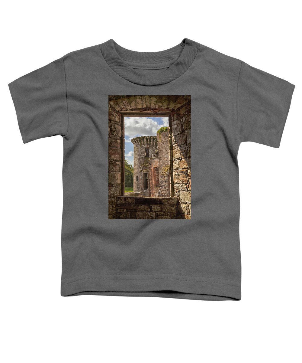 Castle Toddler T-Shirt featuring the photograph Caerlaverock Castle by Eunice Gibb