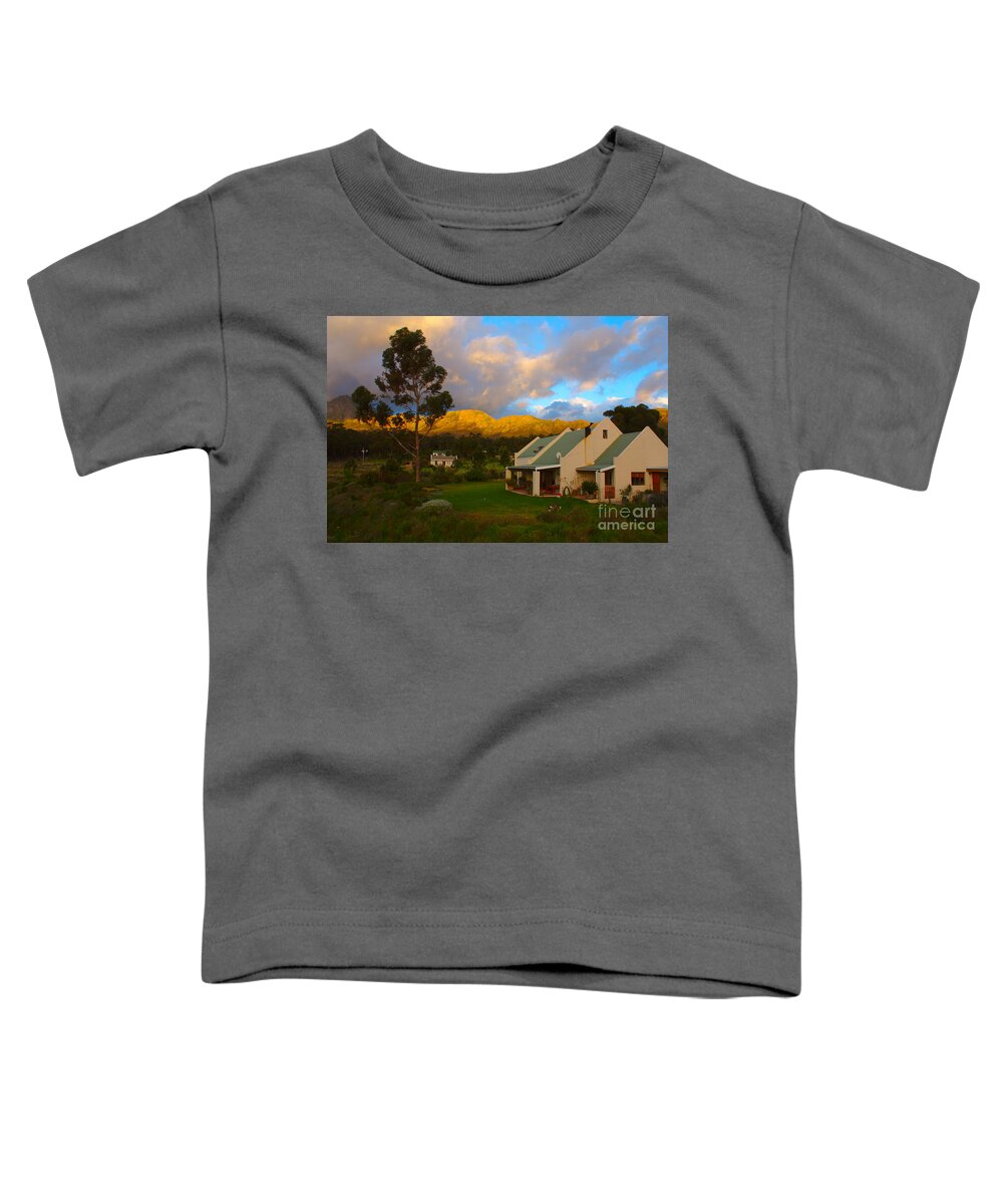 Western Cape Toddler T-Shirt featuring the photograph Cape Sunset by Jeremy Hayden